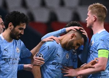 Manchester City gana 2-1 al París Saint-Germain en la ida de semifinales de Champions