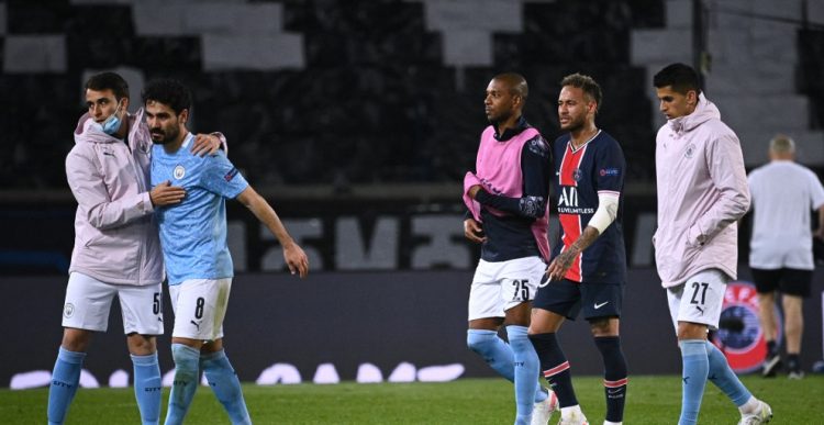 Manchester City gana 2-1 al París Saint-Germain en la ida de semifinales de Champions. FOTO / AFP