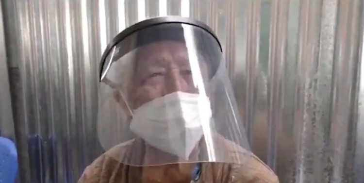 Salvadoreña, cerca de cumplir 100 años, cuenta su experiencia tras ser vacunada contra la COVID-19