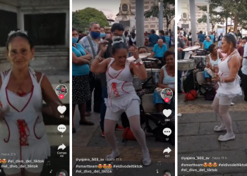 Yajaira, la bailarina de la Plaza Libertad de San Salvador, enloquece a sus fans con saludos desde su TikTok