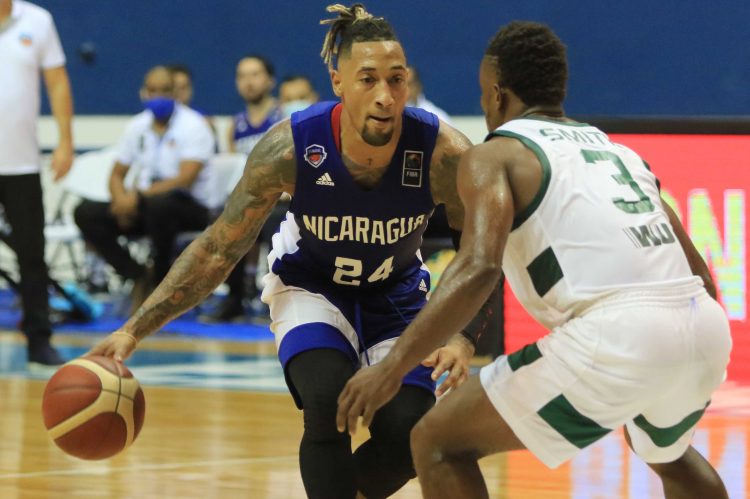 La Selección de Nicaragua venció 84 a 73 a Guyana, iniciando con pié derecho su participación en el Preclasificatorio de Baloncesto. Foto cortesía INDES.