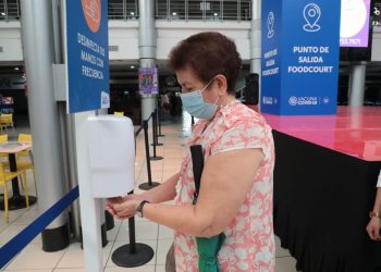 Puntos habilitados para transporte hacia Megacentro de Vacunación en orden y con estrictas medidas de bioseguridad