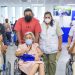 Tres hermanas de 74, 81 y 84 años recibieron la dosis contra la COVID-19 en el Megacentro de Vacunación