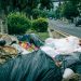 Bulevar Los Héroes en San Salvador luce abarrotado de basura