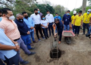 Inicia construcción de puente en el río Ceniza, en Sonzacate