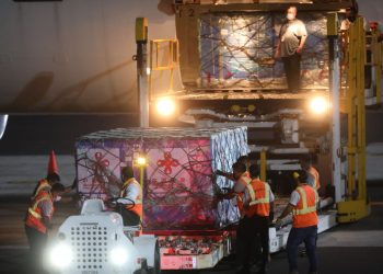 Vacunas contra la COVID-19 donadas por China ya están en El Salvador