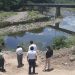 Autoridades verifican el estado del río San Francisco, en Gotera