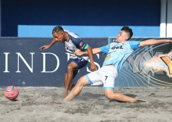 La Barra de Santiago ganó «ajustadito», pero lidera su grupo en la Liga de Fútbol Playa