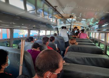 Disminuyen robos y hurtos en transporte público en San Miguel