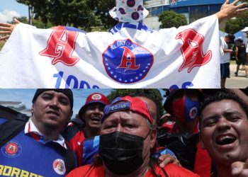 FOTOS: Albos y Tigrillos comienzan a pintar el monumental Estadio Cuscatlán
