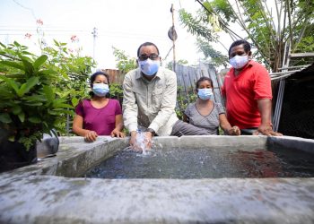 La Anda garantiza abastecimiento de agua en comunidad de San Martín y colonia Santa Lucía