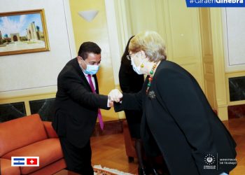 Rolando Castro reitera situación democrática del país ante Alta Comisionada de la ONU, Michelle Bachelet