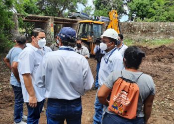 Presidente de CEL verifica trabajos de gestión de riesgo en el Bajo Lempa Tecoluca
