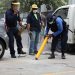 El Cuerpo de Agentes Metropolitanos retira obstáculos en San Salvador por tercer día consecutivo