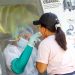 Ministerio de Salud toma pruebas PCR para detección de la COVID-19 en la Universidad Albert Einstein