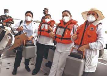 Isleños de La Paz cumplen con la segunda dosis de la COVID-19