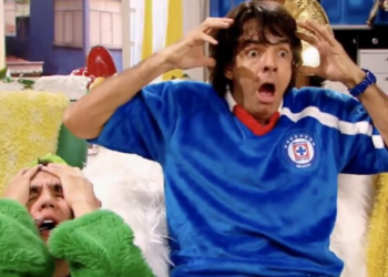 Así fue la divertida reacción de Eugenio Derbez al campeonato obtenido por Cruz Azul