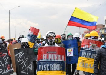 Un mes de sangrientas protestas en Colombia