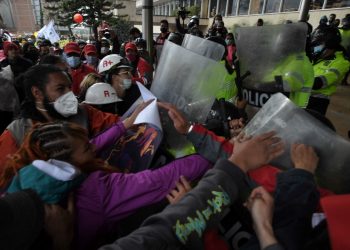 Miles protestan en Colombia durante visita de la Comisión Interamericana de Derechos Humanos