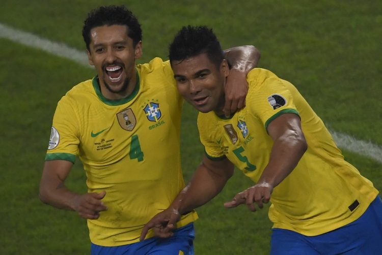 Brasil sigue su marcha con polémica victoria 2-1 a Colombia. FOTO/ AFP.