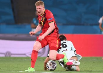 ¡Alerta en Bélgica! Kevin De Bruyne se retiró lesionado ante Portugal