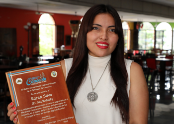 Karen Silva es una salvadoreña que se abre paso en las artes plásticas