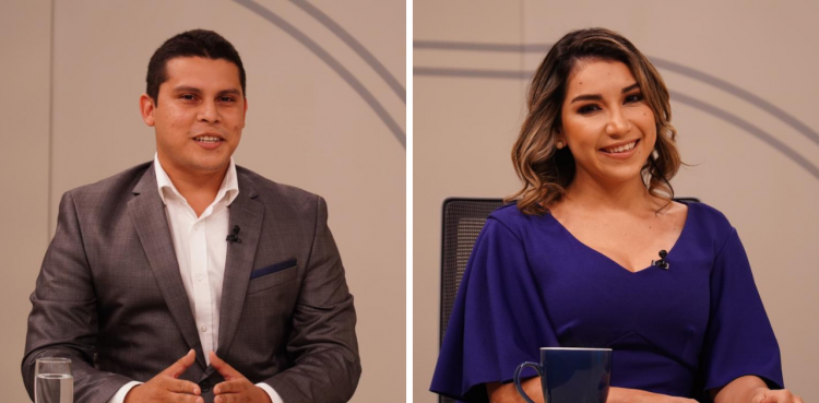 Diputados de la bancada cyan, Francisco Villatoro y Dania González, destacan las acciones realizadas por la nueva Asamblea Legislativa