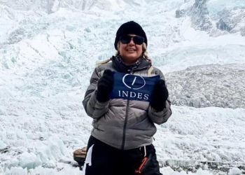 Alfa Arrué regresa al país el próximo jueves tras su travesía por el Monte Everest