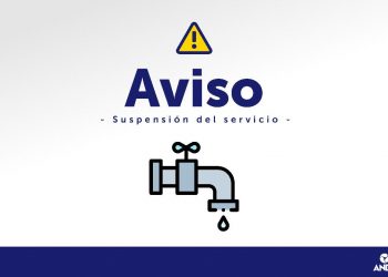 ANDA reporta suspensión del servicio debido a fallas por causa de las lluvias