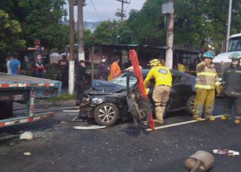 Múltiple accidente dejó seis lesionados en el bulevar del Ejército este domingo