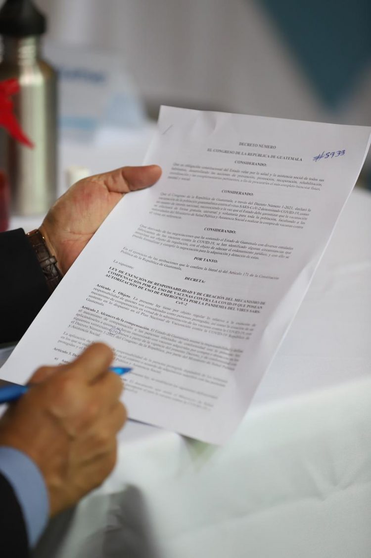La Ley no ha podido ser aprobada después de una semana de haber sido presentada.