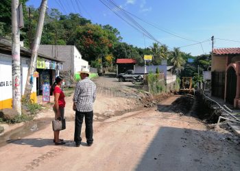 Avance de calle a San Simón y San Isidro de Morazán está en un 98%
