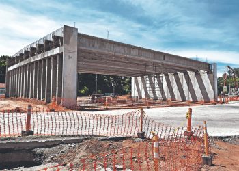 Paso a desnivel en San Luis Talpa, La Paz, lleva 25 % de avance