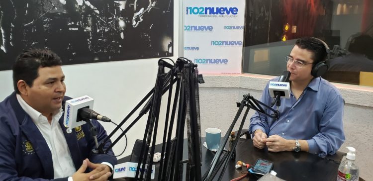 Alcalde de Ilopango, José Chicas, en entrevista de radio 102.9.