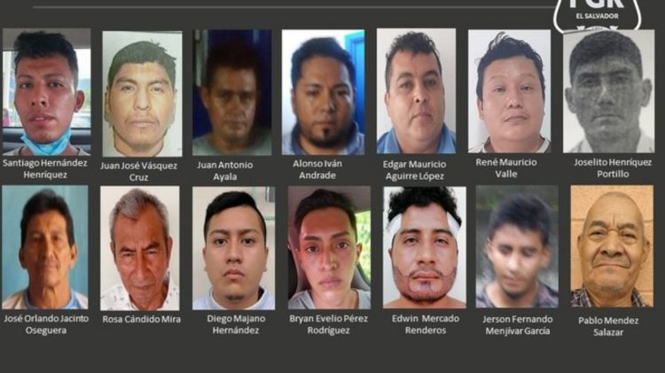 Las capturas se realizaron en diferentes departamentos del país. Foto cortesía FGR.
