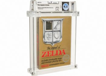 Un cartucho del videojuego Zelda vendido en la cifra récord de $870 mil