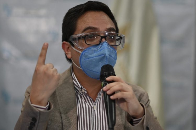 Fiscal Especial Contra la Impunidad de Guatemala, Juan Francisco Sandoval. FOTO / AFP