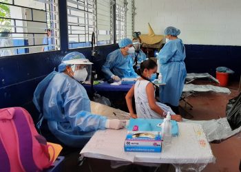 Desarrollan jornada odontológica para jóvenes en Isla de Méndez, Usulután