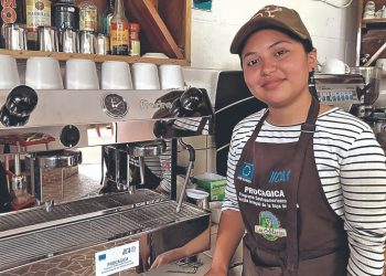Jenny Ortiz, una historia con sabor a capuchino en Usulután