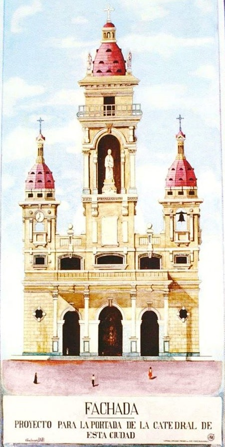 Diseno de fachada Catedral de Zacatecoluca 3