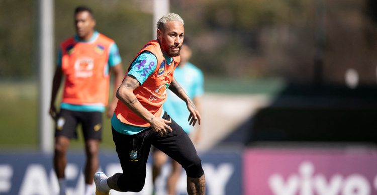 Neymar es la gran figura de los brasileños que son favoritos al título. Foto/AFP.