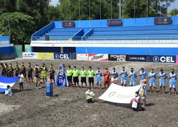 Estos son los equipos clasificados del grupo A a los cuartos de final de la Liga de Fútbol Playa