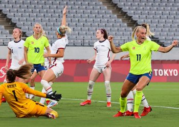 Suecia humilló a Estados Unidos en el fútbol femenino al golearle 3-0
