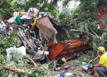 Dos fallecidos en accidente de tránsito en redondel Integración
