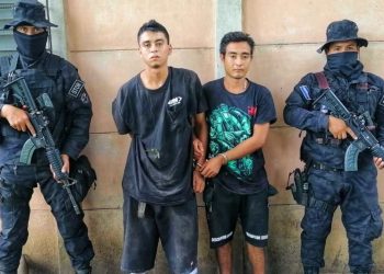 Pandilleros detenidos con 27 gramos de marihuana