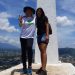 Montañista Alfa Karina Arrué comparte experiencias y sube el cerro Tecana, en Santa Ana 