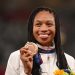 La atleta estadounidense Allyson Felix alcanza en Tokio 2020 un récord de medallas