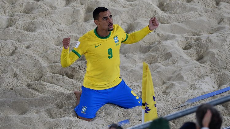Rodrigo es uno de los jugadores clave de Brasil en la Copa de Mundo de Beach Soccer. Foto: Fifa.