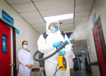 Realizan jornada de higienización en Hospital San Rafael
