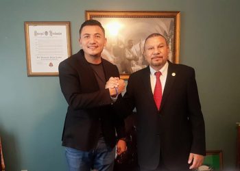 Diputado Mauricio Ortiz sostuvo reunión con asambleísta del Congreso de EE. UU.